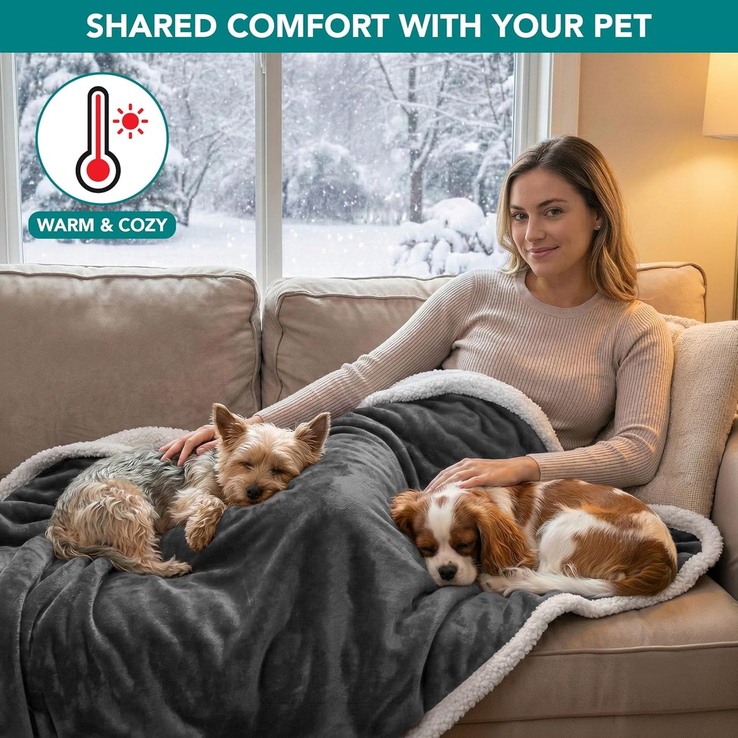 Mess-Free Lounge Blanket
