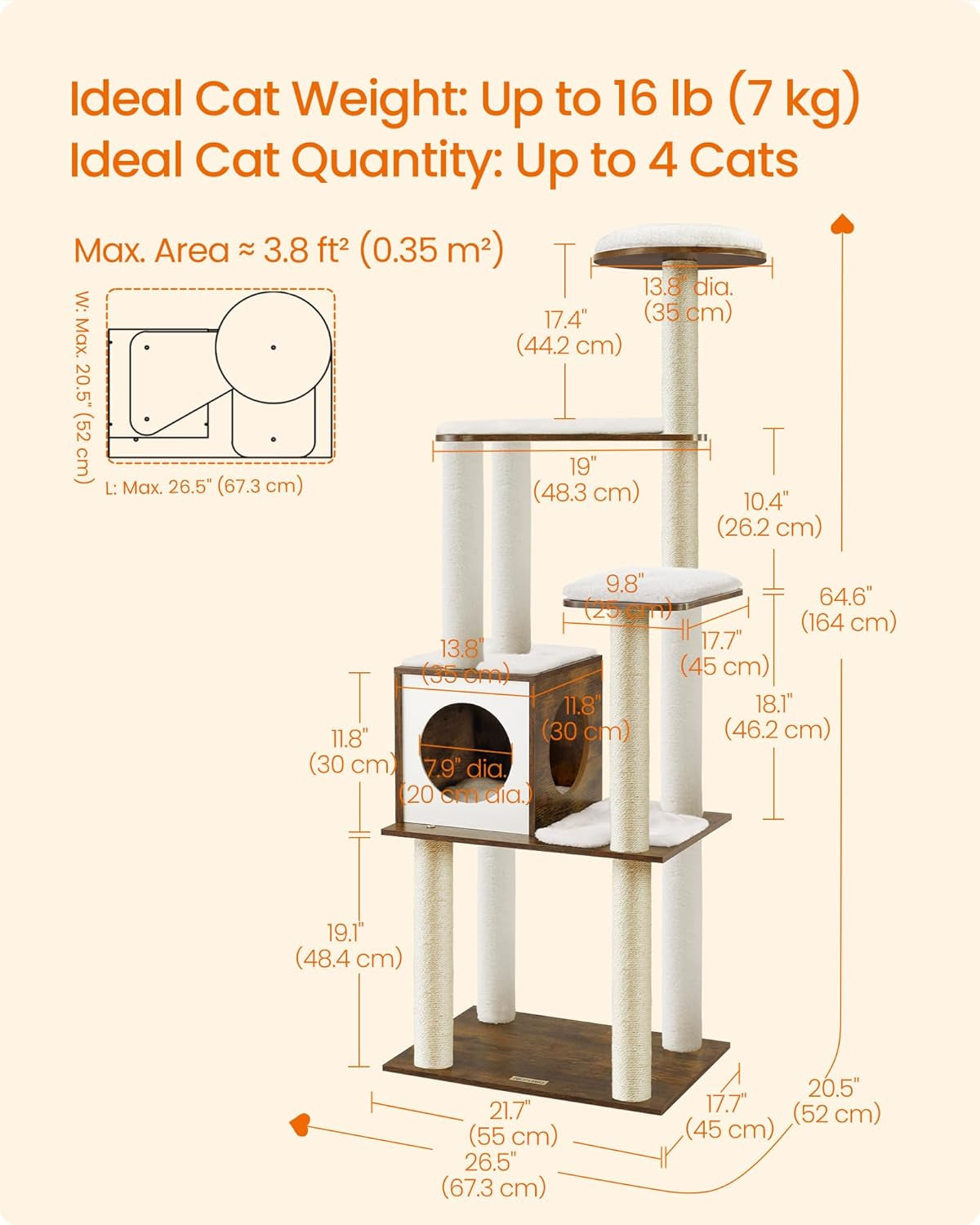 FreshRest Multi-Level Tower